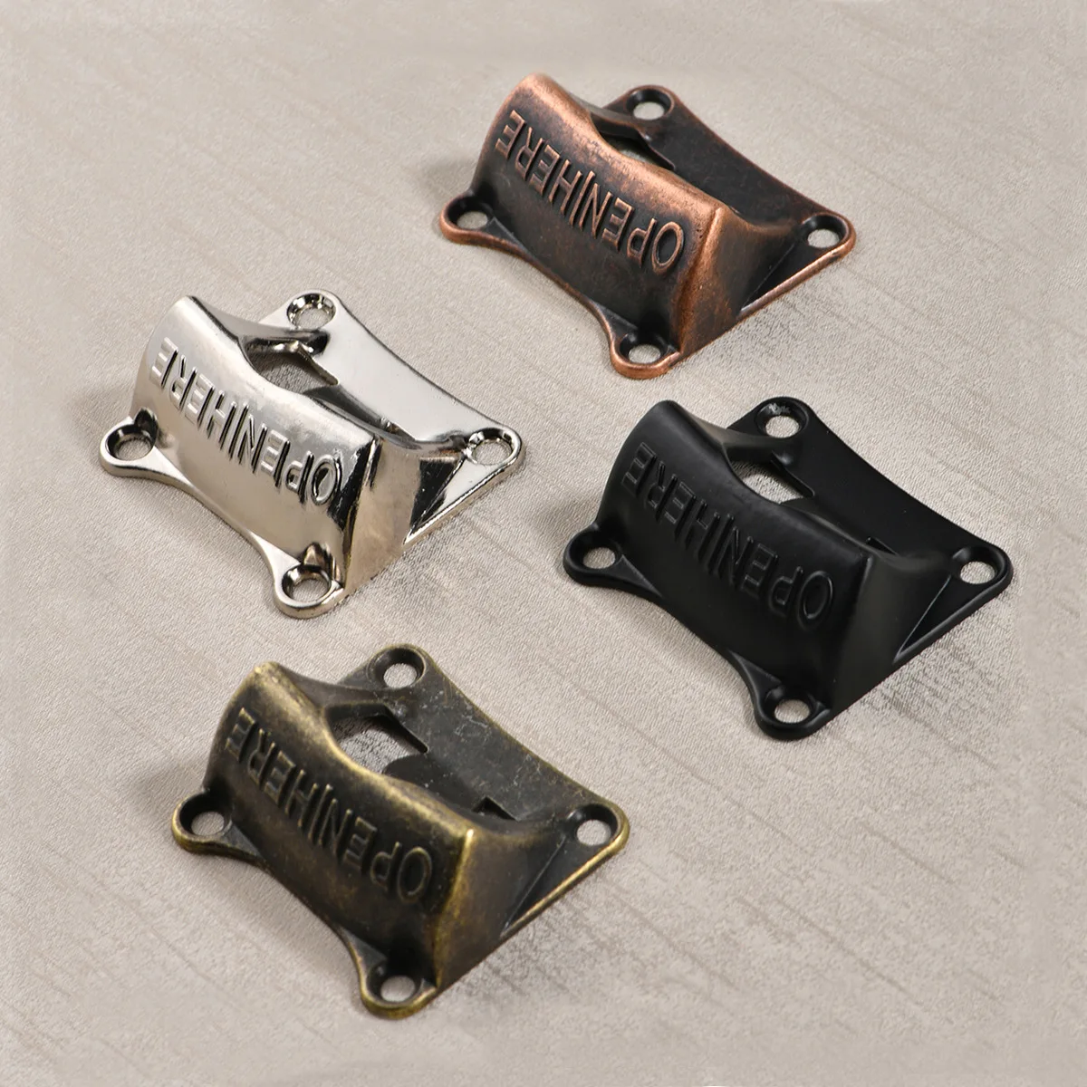 New Chinese Style Square Bottle Opener - Wall Mounted Zinc Alloy Beer Opener Decorative
