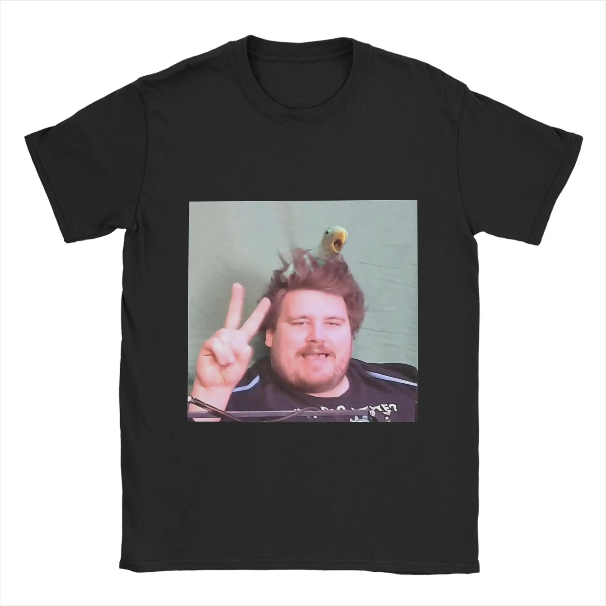 

Funny Drachenlord Poster T-Shirt for Men Round Collar Cotton T Shirt Short Sleeve Tee Shirt Plus Size Tops