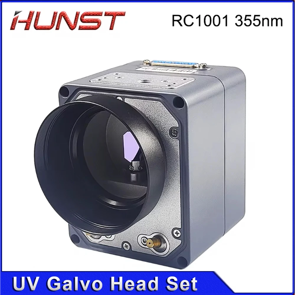 Hunst SINO-GALVO RC1001 UV Laser Scan Galvo Head Set 355nm Apeature 10mm Galvanometer Scanner مع مصدر الطاقة