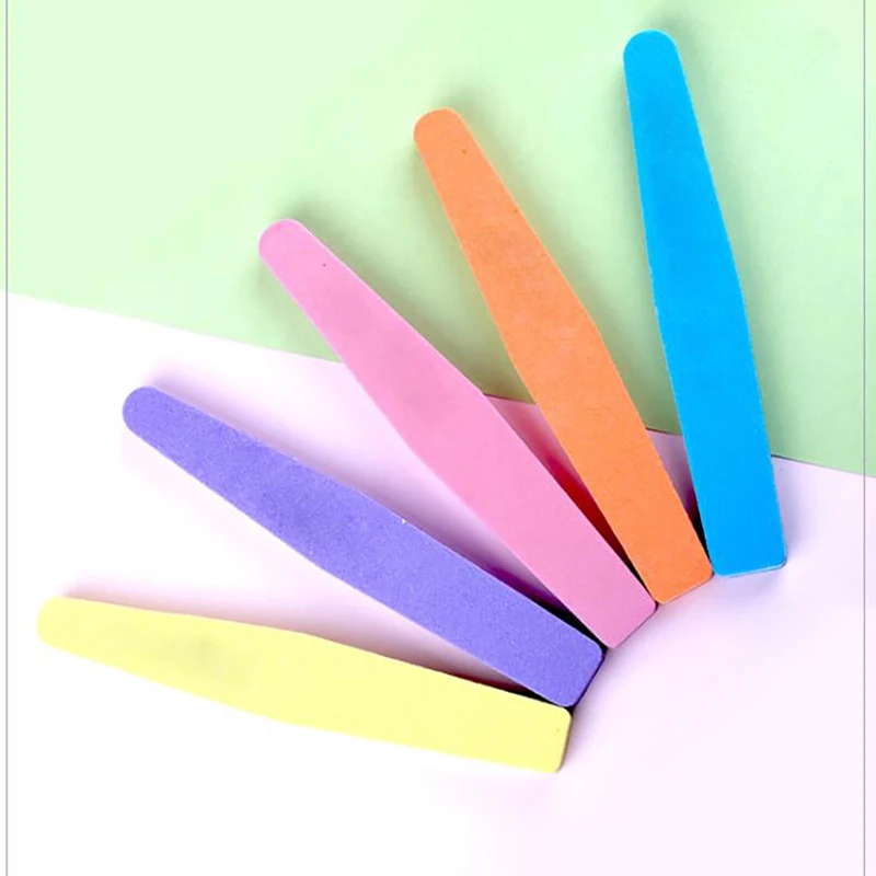 Lime à ongles Double face, éponge brillante, diamant naturel, polisseuse, outils de style pour le bricolage à la maison