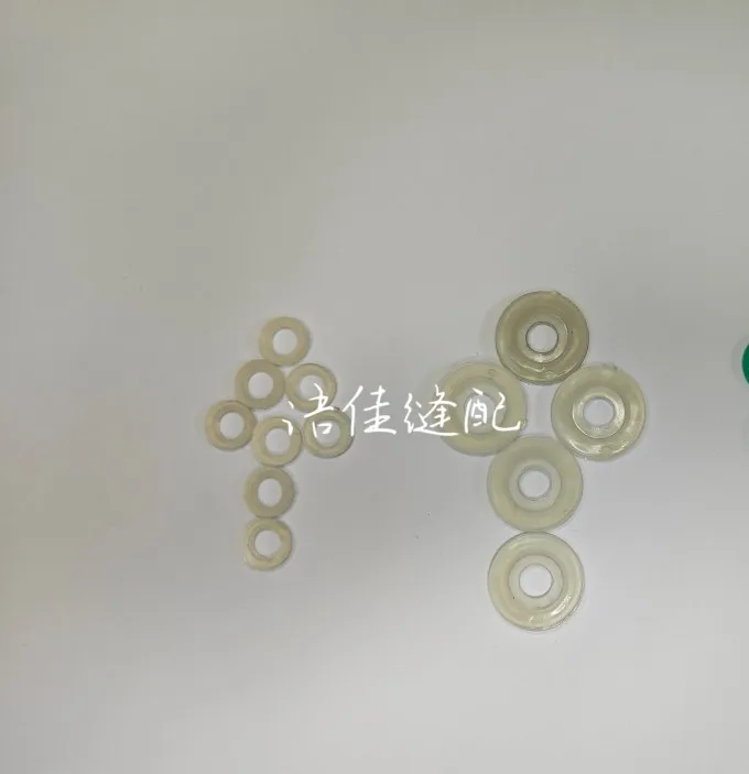 10pcs Jack Computer Machine Flat Presser Foot Electromagnet Size Washer Anti-Shock Cushion Rubber Ring Accessories