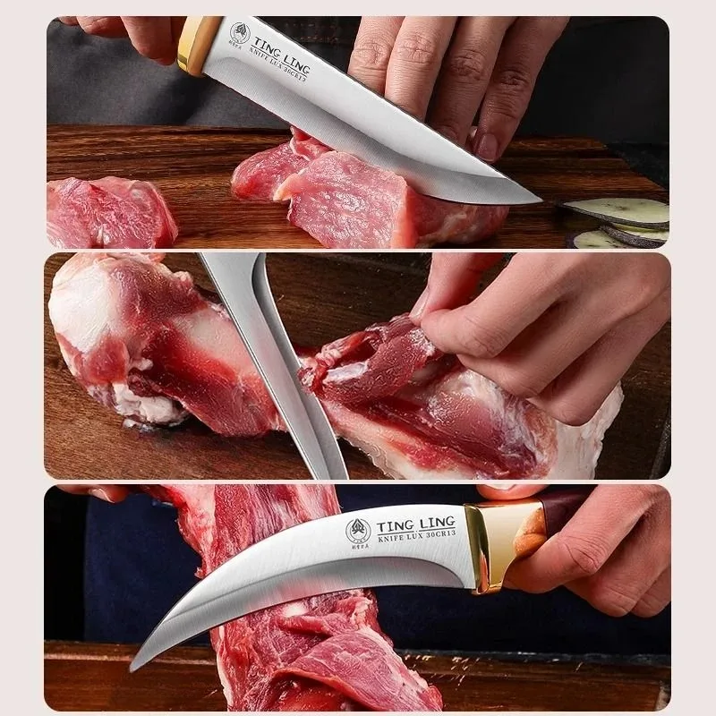 3pcs/professional boning knife, multi-function knife, special cutting tool for taper blade, hand forged , kitchen utensils