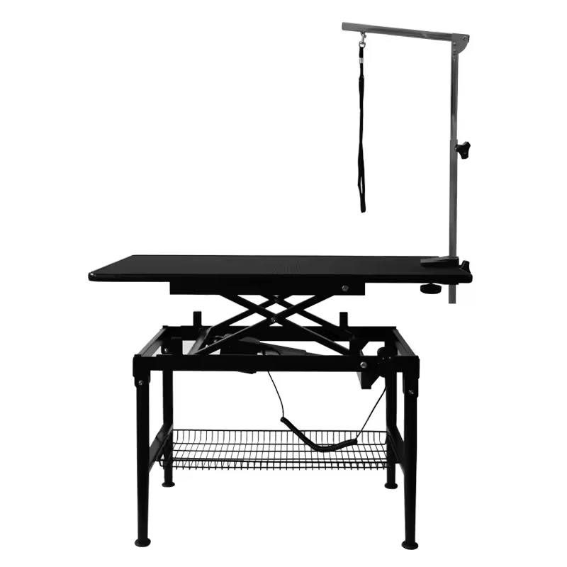 Customizable Stainless Steel Electric Lifting Type Square Grooming Tables for Pets Safe and for Dog Use Used by Pet Clinics