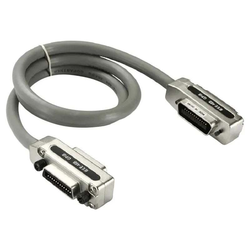 X64A-Industrial Control BUS Data Cable IE488 2M Length Connects Computer Motherboard Line GPIB IEEE-488 Transmission Wire PCI PC