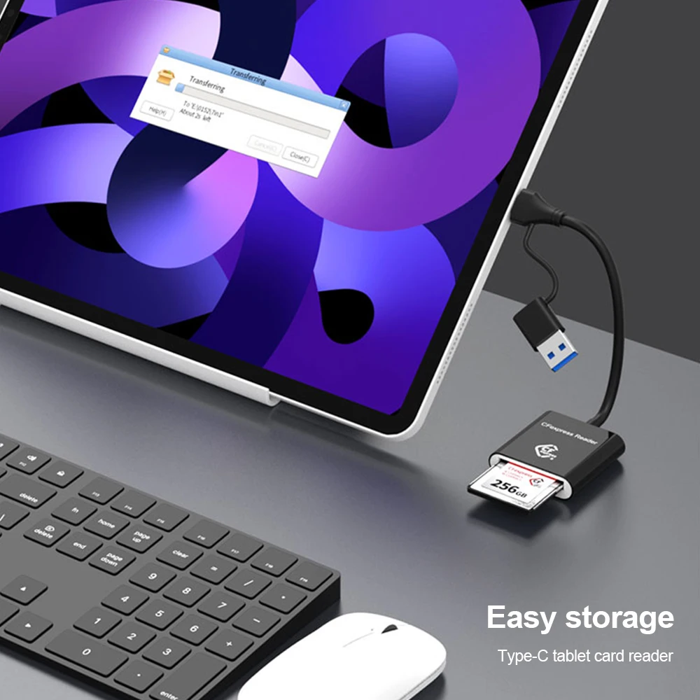 CFexpress نوع B قارئ بطاقات 10Gbps USB3.2 Gen2 محول المحمولة نوع A-C CF Express B قارئ بطاقات لنظام التشغيل Windows XP MAC OS ل SLR