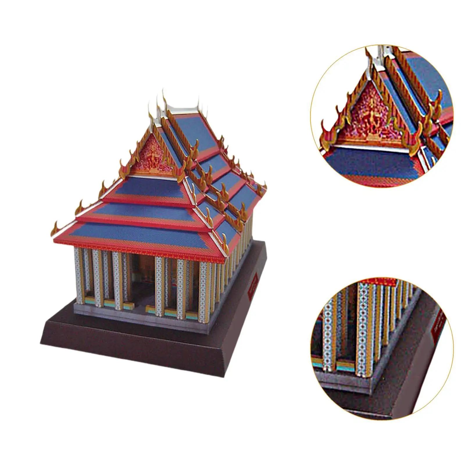 3D-Puzzlehaus, Lernspielzeug für Sandtisch, Architektur, Modelllayout