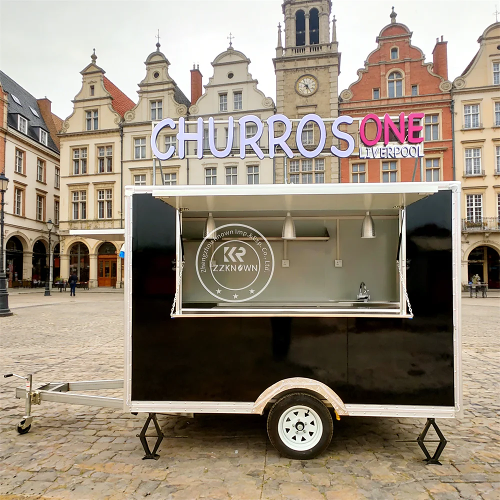 

Mobile Bbq Coffee Food Trailer Cart Commercial Catering Trailer Shawarma Ice Cream Cart Concession Food Truck Fully Equipped