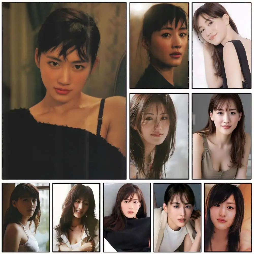 Popular Japanese Actress Haruka Ayase Poster Modern Home Decoration Interior Design & Contemporary Wall Art Collection
