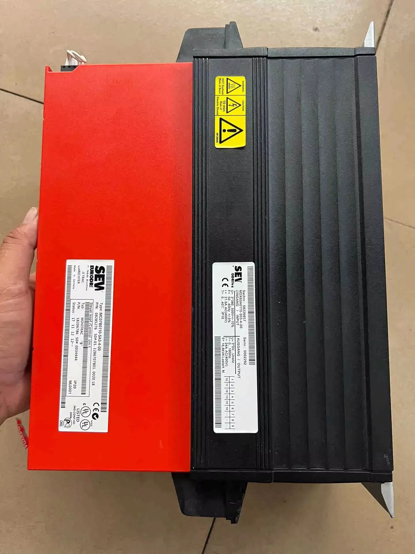 MC07B0110-5A3-4-00 Inversor para SEW MC07B0110-5A3-4-00