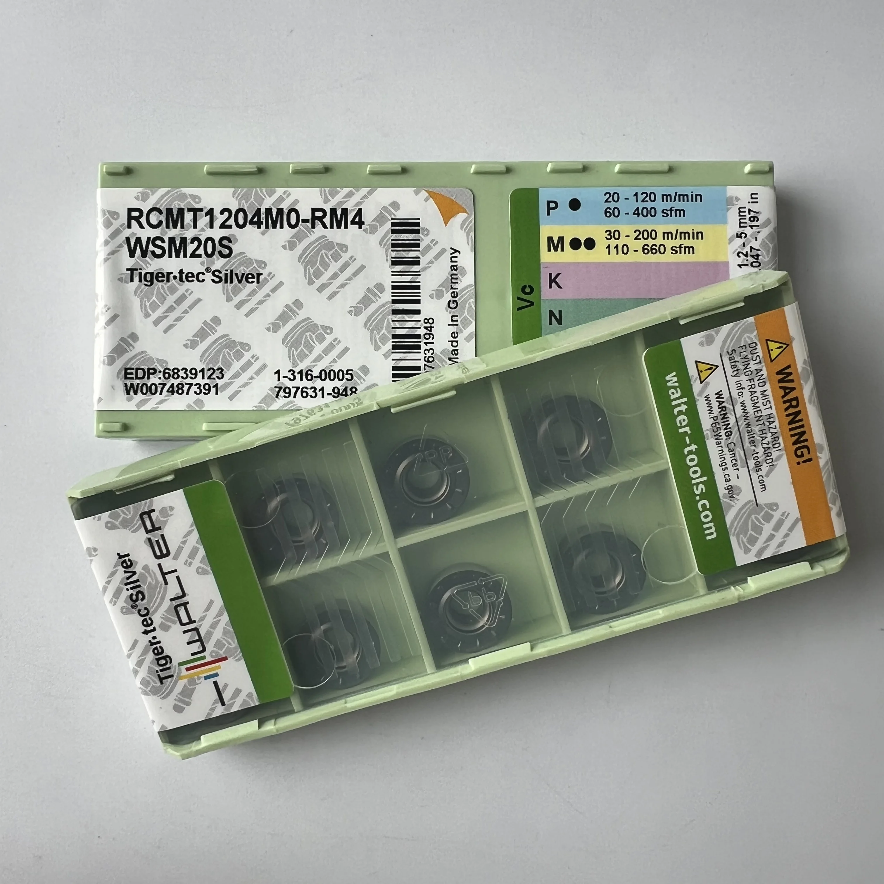 

RCMT1204M0-RM4 WSM20S /Оригинальное твердосплавное лезвие, 10 шт.