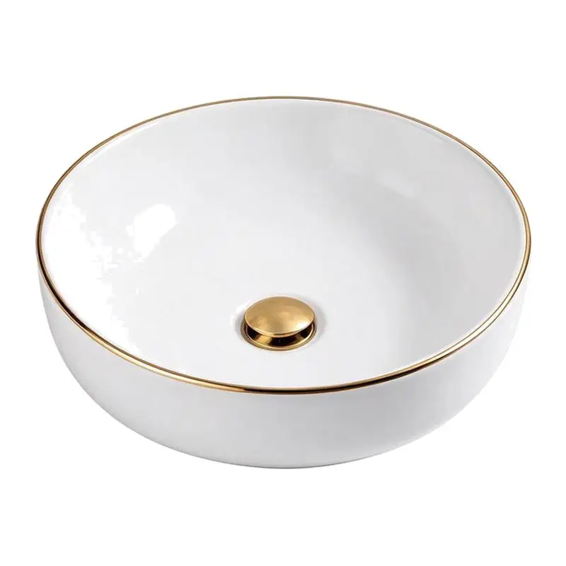 Nordic Style Phnom Penh Table Basin Household Small Round Wash Basin Creative Light Luxury Washbasin
