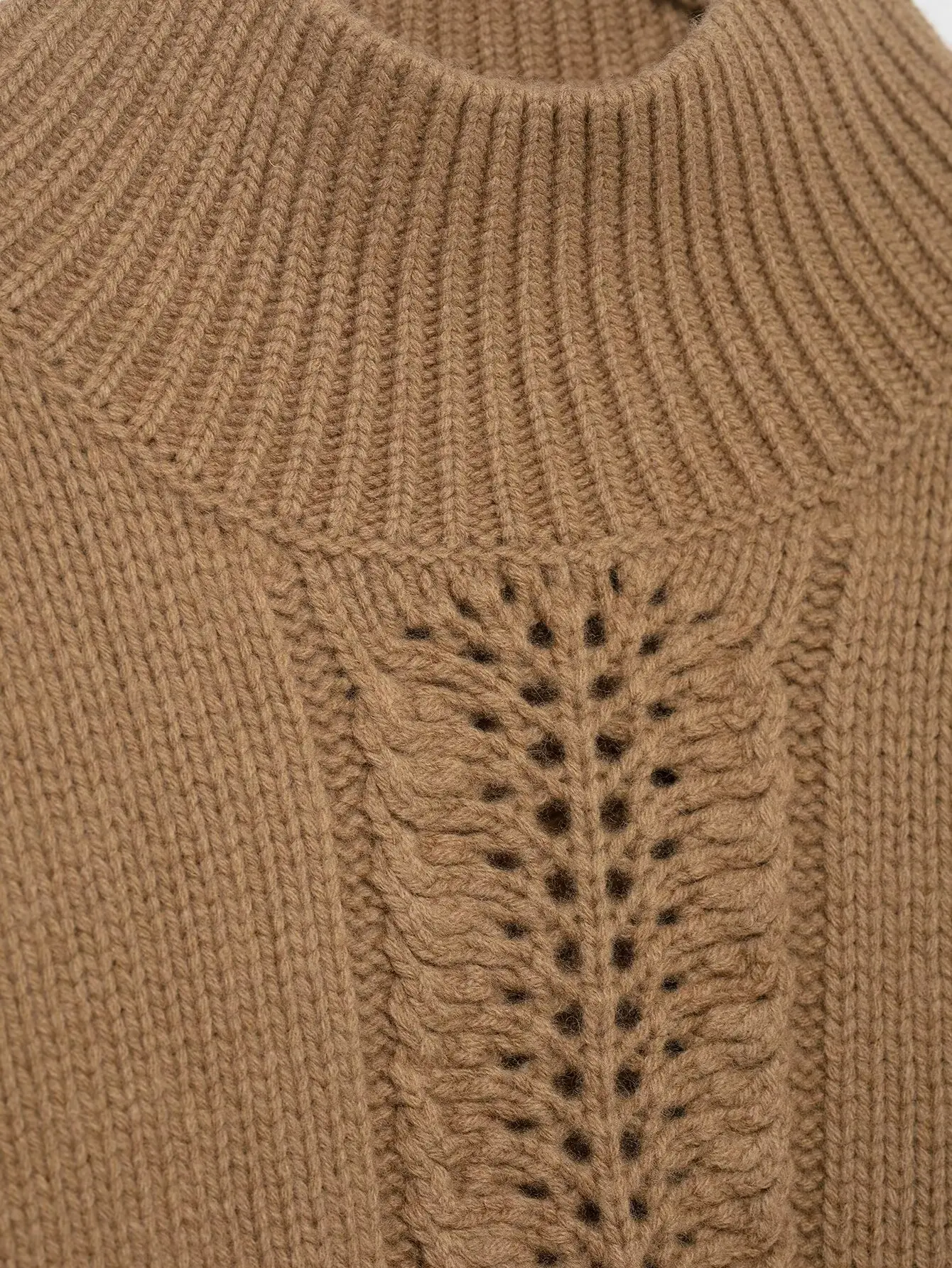 

HH Woman Winter Fashion Versatile Turtleneck Knitted Pullover Sweater Long Sleeves Top Female Elegant High Street Casual Sweater