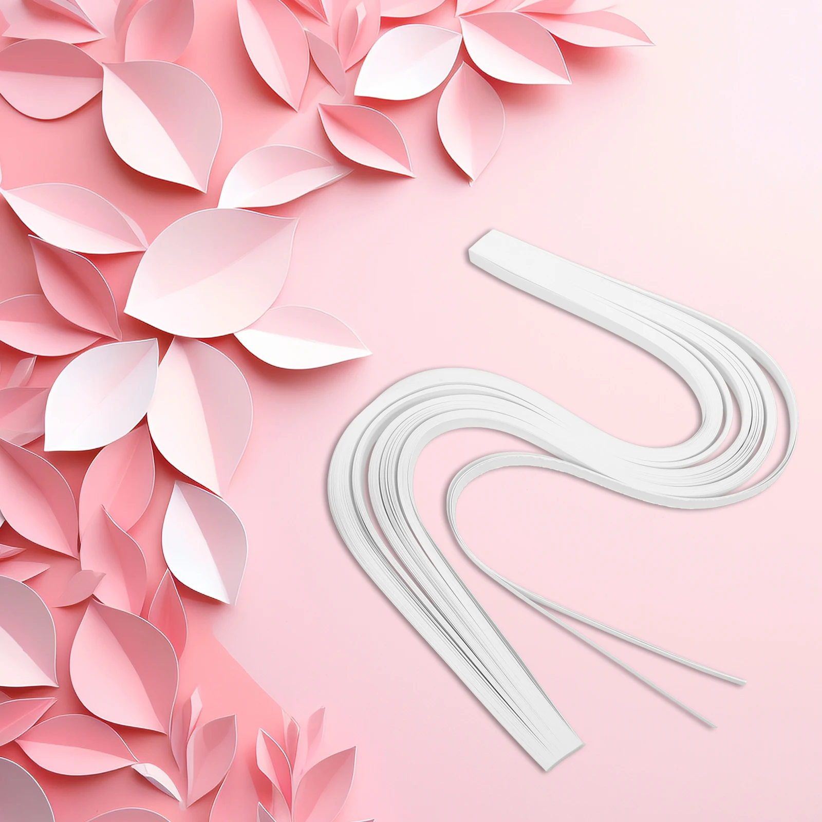 

2 set 2 Sets 120 Quilling Paper Strips 53cm Wide DIY Handcraft Kits Kids Filigree Crafts Supplies Single Color Design