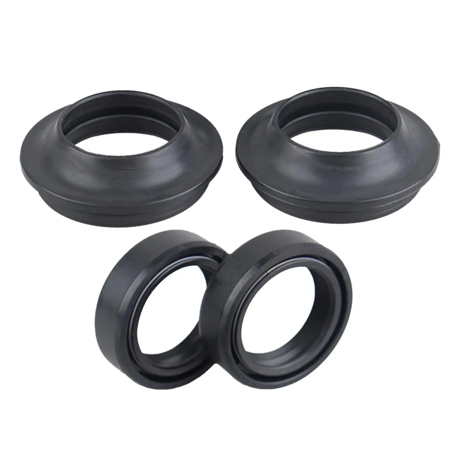 4 Pieces Fork Dust Wiper and Oil Seal Kit Motorcycle Accessories Replaces for Yamaha Ttr90 Yz60 PW80 Professional