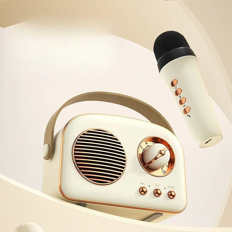 

Wireless Karaoke Bluetooth speaker, outdoor small stereo, then carry Bluetooth speaker