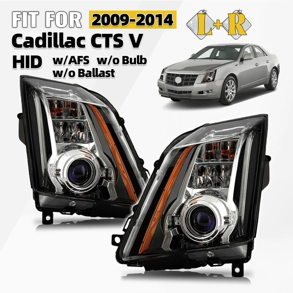 

Ксеноновые фары HID для Cadillac CTS V 2009-2014 с AFS без ламп, левая+правая, пара