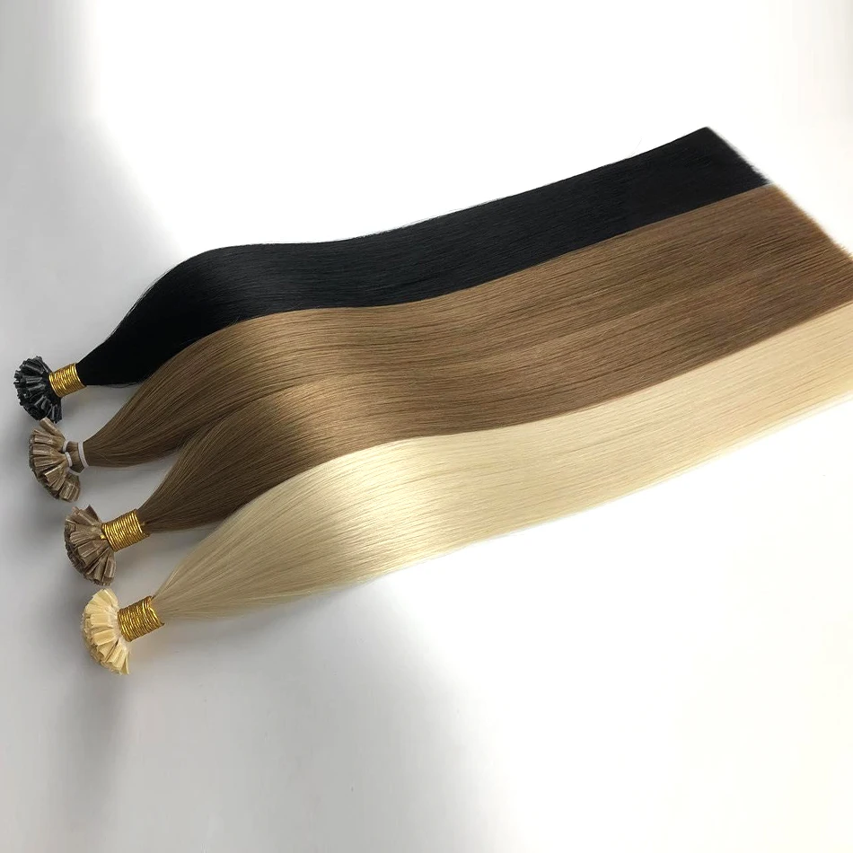 

Прямые наращивание волос с U-образным кончиком, настоящие человеческие волосы, 100% кератиновые наращивания волос Remy Fusion, 1,0 г/шт., 12-26 дюймов, могут быть настроены по индивидуальному заказу