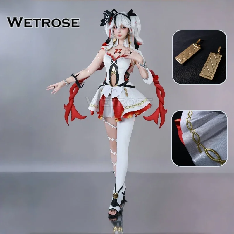 【Wetrose】In Stock SSR Camellya Cosplay Costume Wuthering Waves Full Set Wig Halloween Xmas