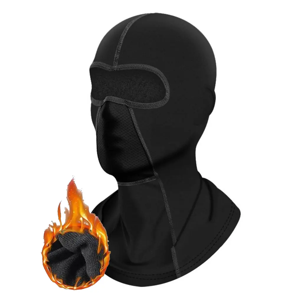 

Winter Fleece Warm Balaclava Outdoor Cold-proof Ski Cycling Full Face Mask Motorcycle Mask Helmet Lining Windproof Face Shield