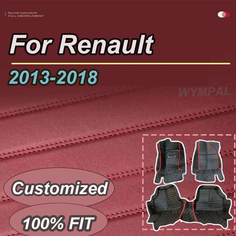 

LUXURY For Renault Captur (B Platform) 2018 2017 2016 2015 2014 2013 Car Floor Mats Styling Custom Accessories Carpets Protect