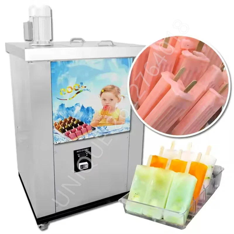 Commercial 1/2/4 Mold Stainless Steel Fruit Milk Automatic Ice Cream Popsicle Making Machine Ice Lolly Maker High Efficiency