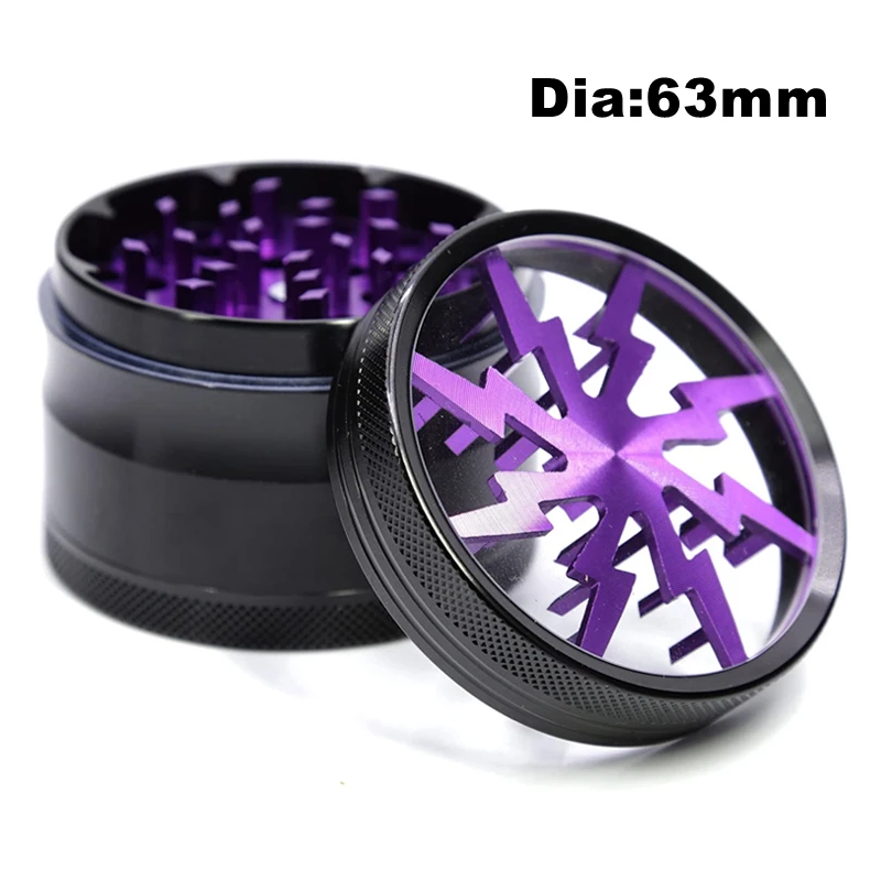 

40 мм/50 мм/662 мм 4-слойная мельница для трав, горшок для перца, мельница для специй, табака, алюминиевый сплав, дробилка для сухих трав, инструменты для курения сигарет