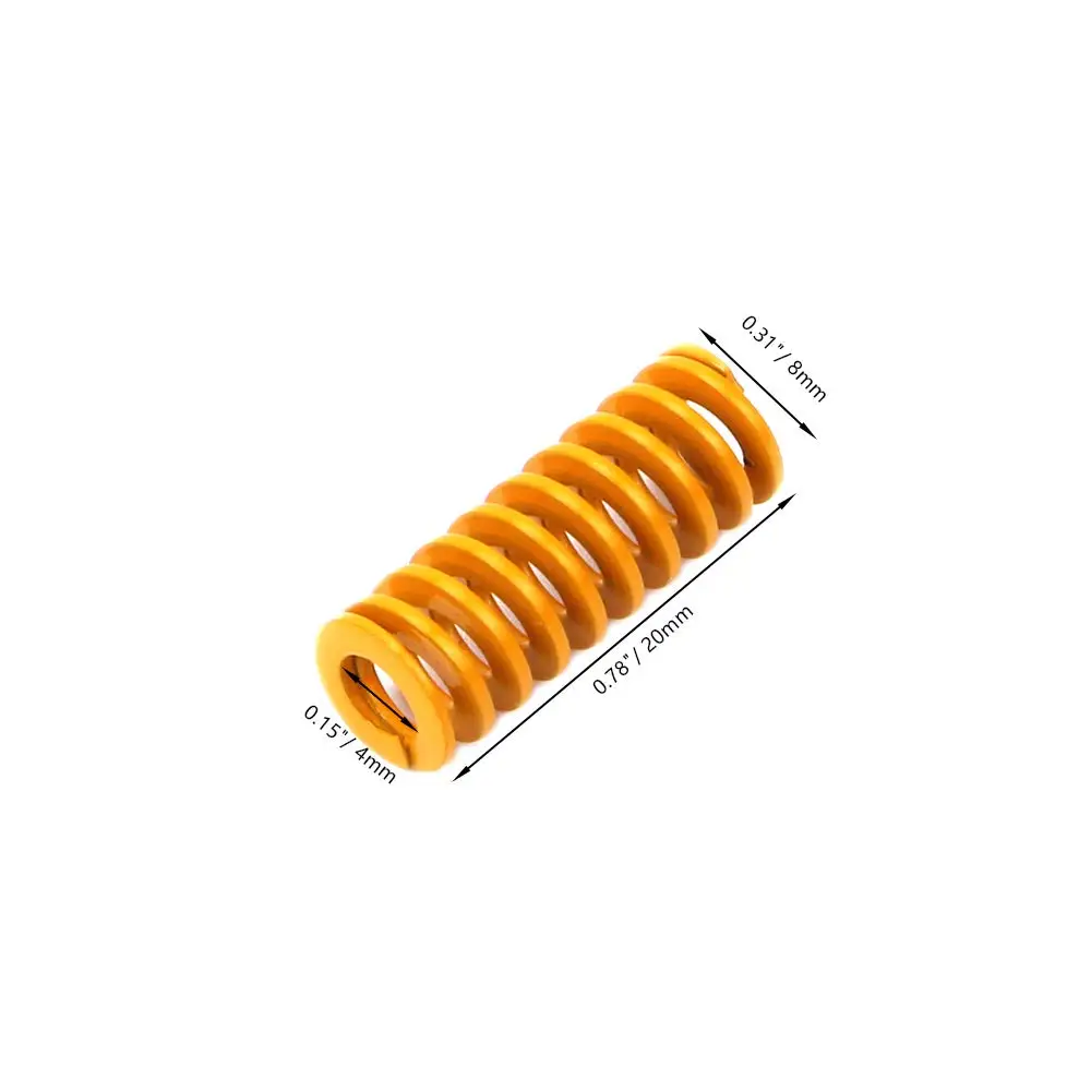 8*20Mm 8*25Mm 3D Printer Motherboard Kompresi Springs Beban Ringan untuk CR-10 Ender 3 Heatbed Springs Bawah Menghubungkan Meratakan