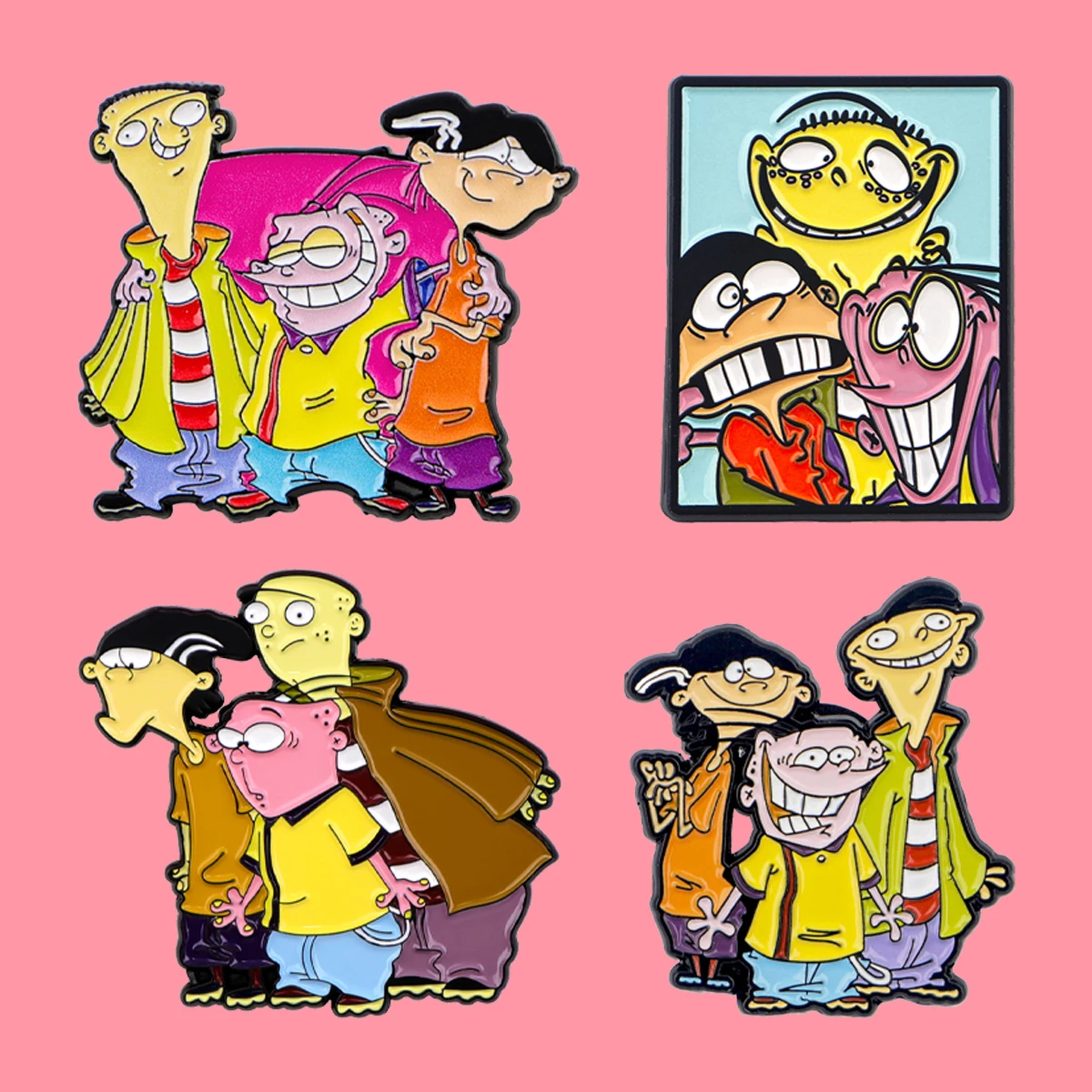 Pins de Esmalte de Personagens de Desenho Animado Engraçados, Broche de Monstro Fofo de Anime, Pin de Lapela para Mochila, Acessórios de Vestuário, Joias de Moda, Presente