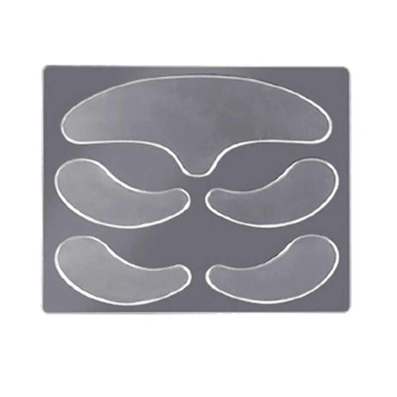 

5 шт. многоразовые силиконовые наклейки против морщин для лица, лба, щек, подбородка, наклейки для лица, патчи для глаз, морщин,