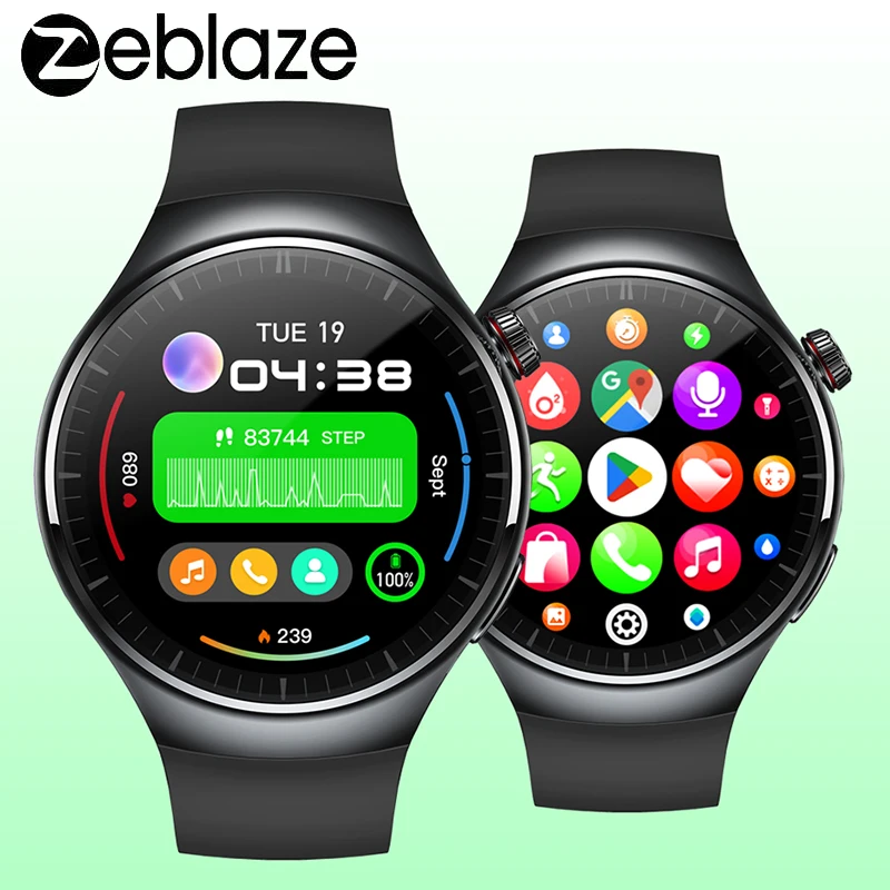 

Original Zeblaze Thor Ultra 4G Smart Watch Android 8.1 Quad Core Smartwatch Men 4G LTE 2GB 16GB 1.43'' AMOLED Display GPS WIFI