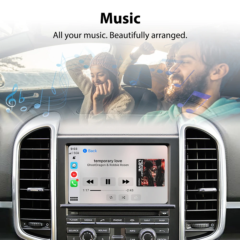 ANYFAR Wireless CarPlay Android Auto For PCM 3.1 Panamera Cayenne Macan Cayma 911 918 Support Mirror Link AirPlay Camera