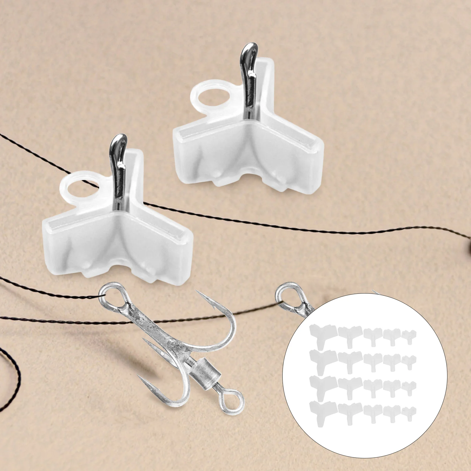 250 Pcs Triple Hook Cover Safety Protector Protective Guard Treble Hard Hats