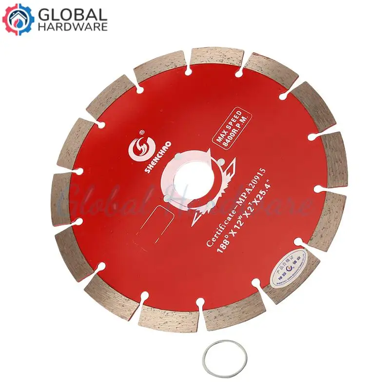 

Ultra-Thin Dry Diamond Saw Blade 188x1.8x12x2x25.4mm – Perfect for Cutting Granite, Marble, Porcelain Tiles & Ceramic Materials