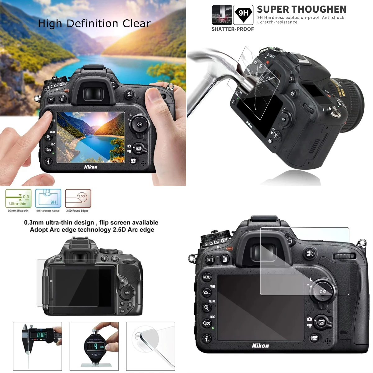 

For Nikon D4S D5 D500 D600 D610 D7100 D7200 D750 D780 D800 D800E D810 D850 Soft Shell Bag R8 Silicone Case Photography