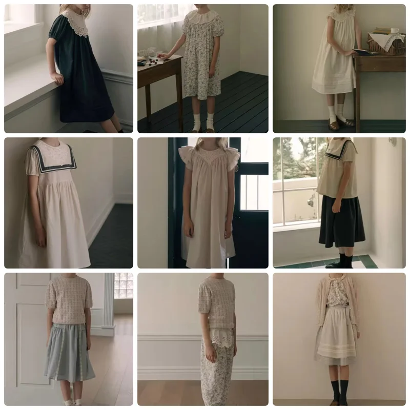 

Pre-sale(ship March) 2026 new LOU Summer Baby Girls Print Cotton Dress Floral Girls Dresses Kids Clothes for Size 2-12 Years