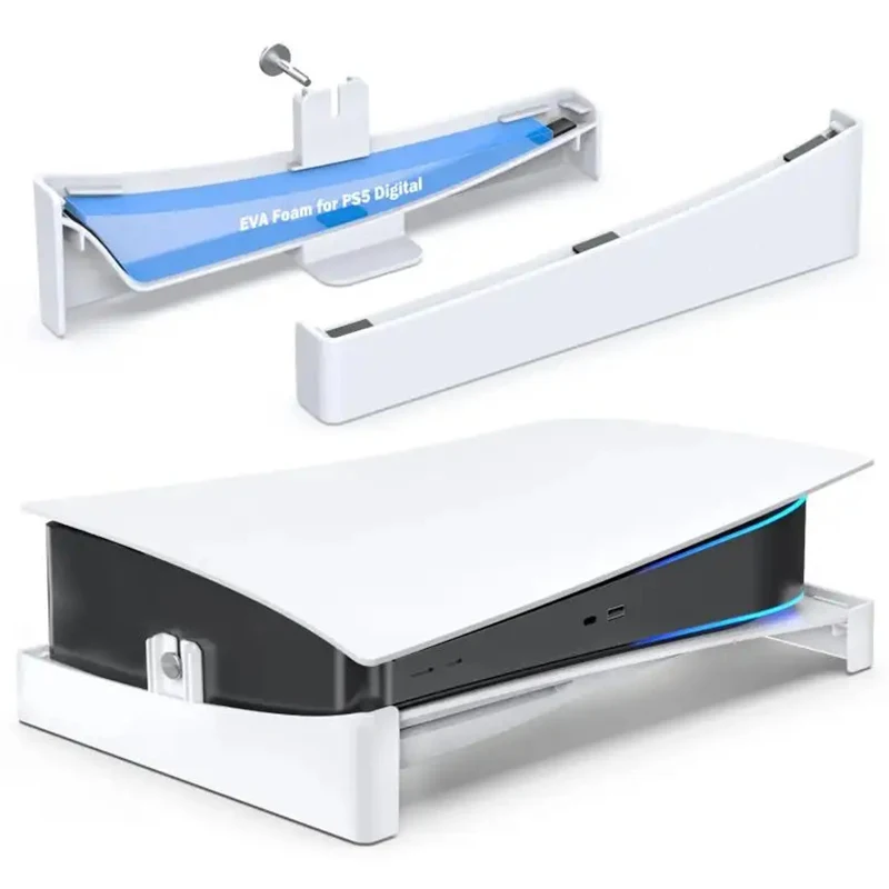 

For PS5 Console Holder PS5 Horizontal Bracket Stand Base Stand for PS5 Disc&Digital Editions Accessories Dropshipping