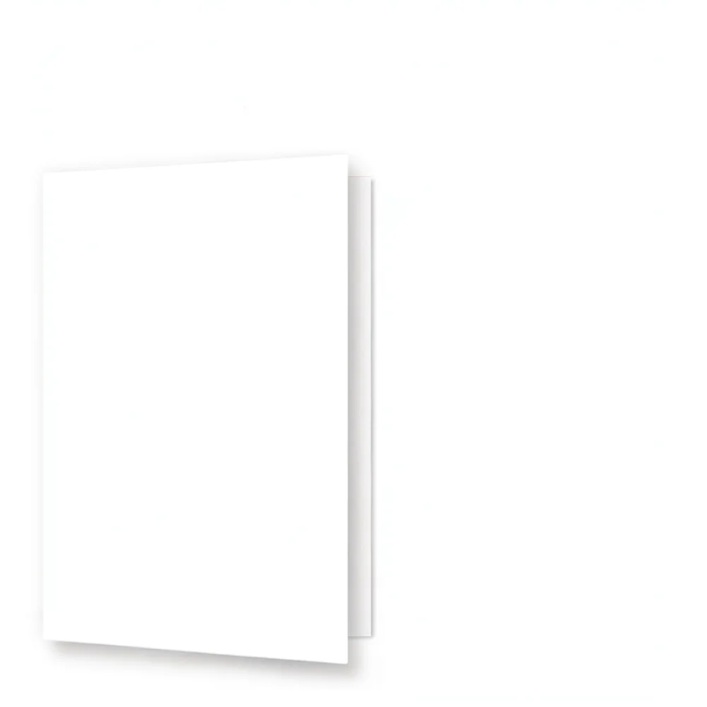 Premium White Cardstock Greeting Card Thank You Note For Gift Present Blessing Writing Stationery Office Supplies