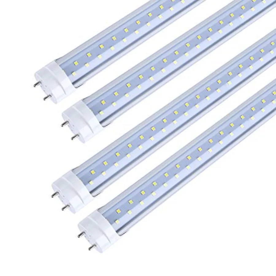 

Feet LED Light Bulbs T8 Feet LED Tube Lights 28W 00K Daylight White 3360 Lumens Dual Row LEDs Replacement for Feet Fluorescent
