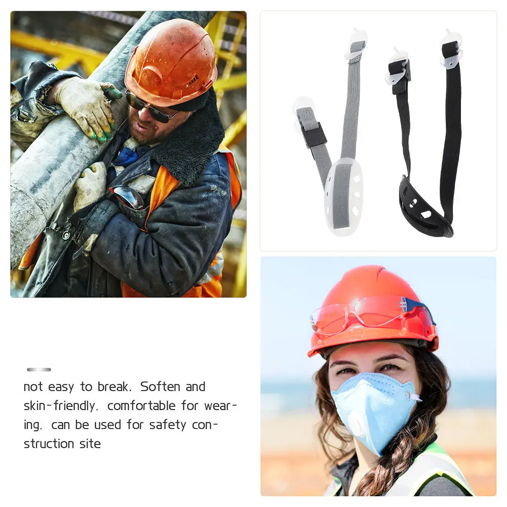 2Pcs Chin Strap for Hard Hat Professional Safety Chin Strap Firm Stable Not Easy to Fall Off Portable