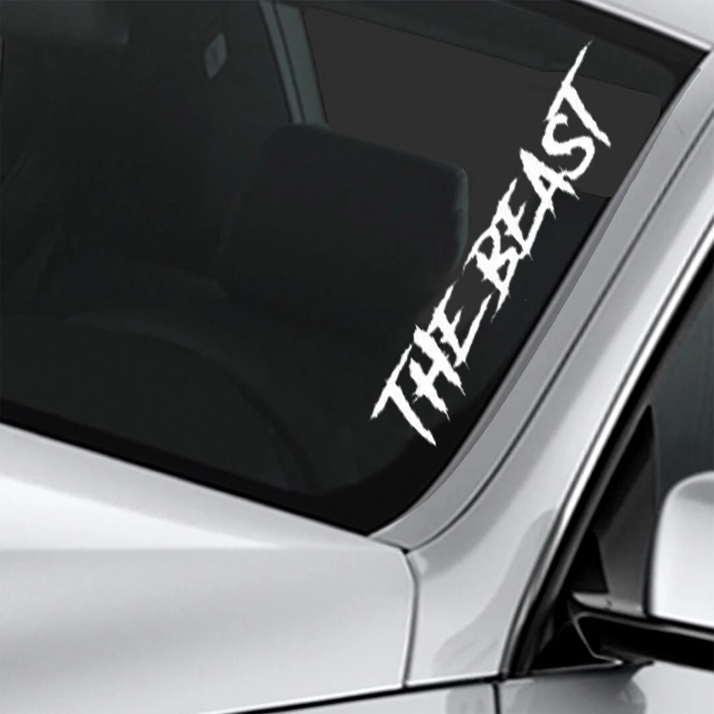 56cm THE BEAST Windshield DECAL Sticker DIESEL TRUCK JDM Car Boost