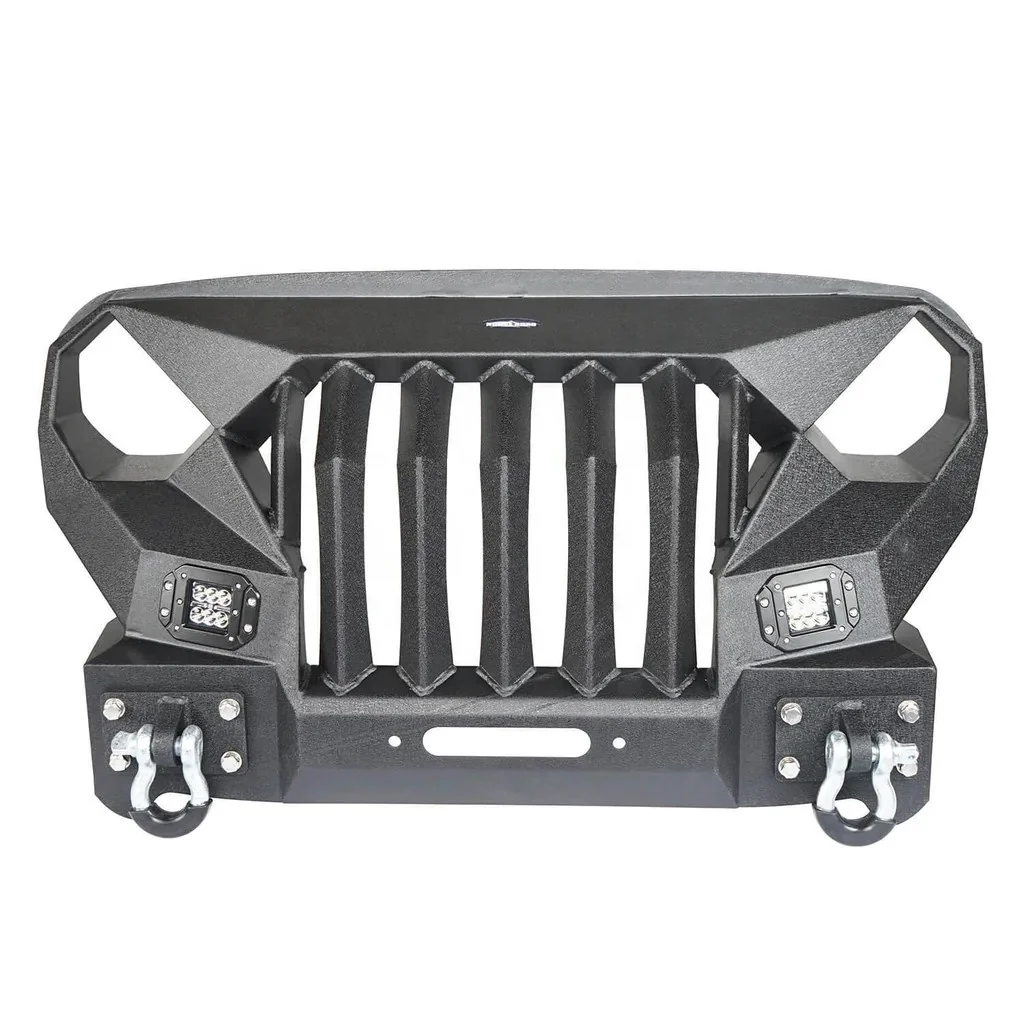 

Передний бампер Stubby Bumper Off Road Короткий стильный бампер с для Jeep Wrangler JK 2007-2017