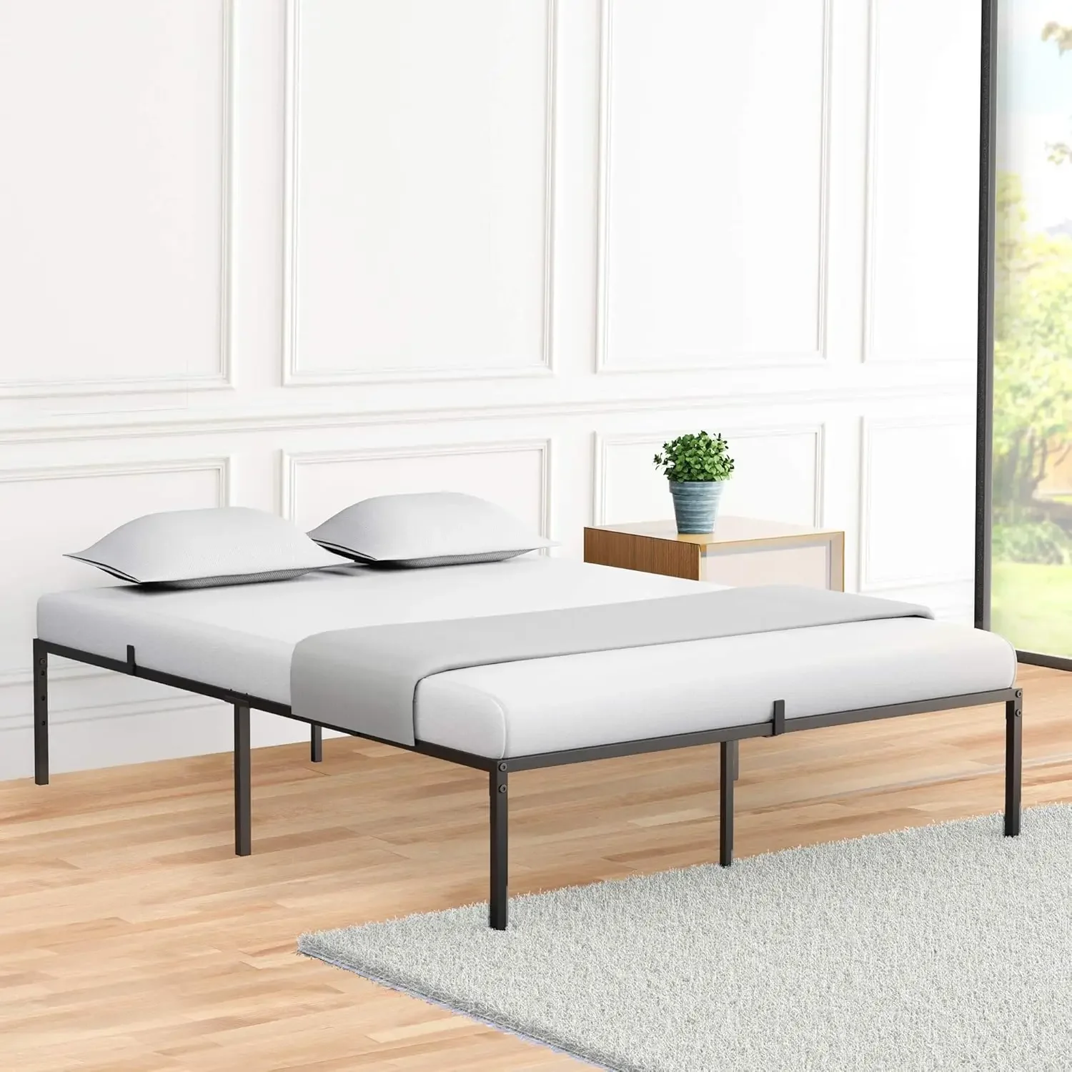 European And American Household Bed Frame Iron Assembly Disassembly Bedroom Simple And Light Luxury Style Folk Custom Large Bed