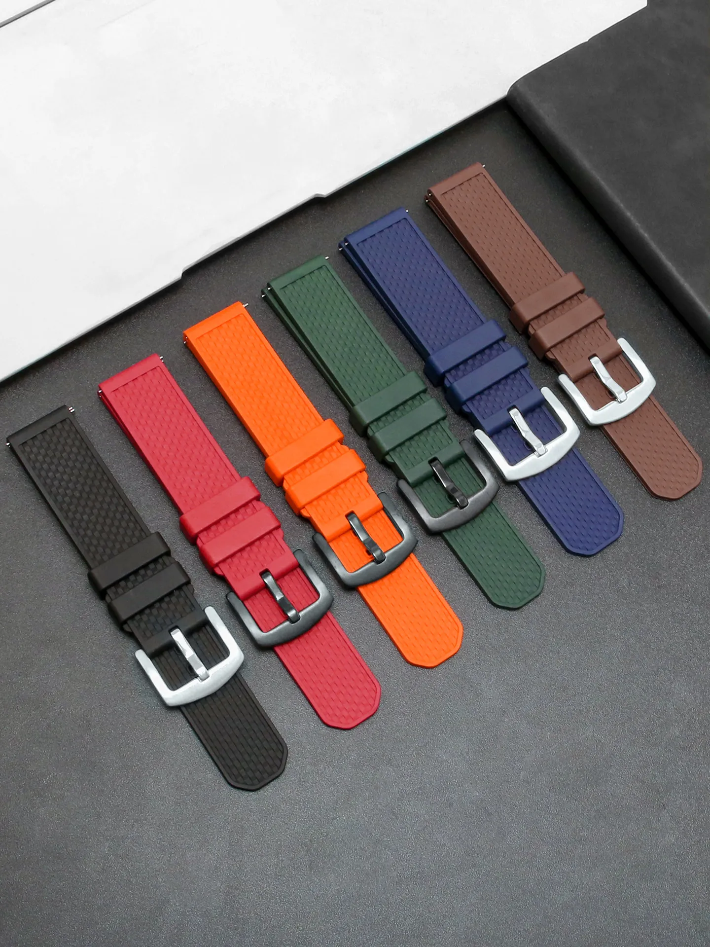 Suitable for Tissot Sudare/Suchi Darth Vader T125617 Series Soft Waterproof Fluororubber Watch Strap Male 22mm