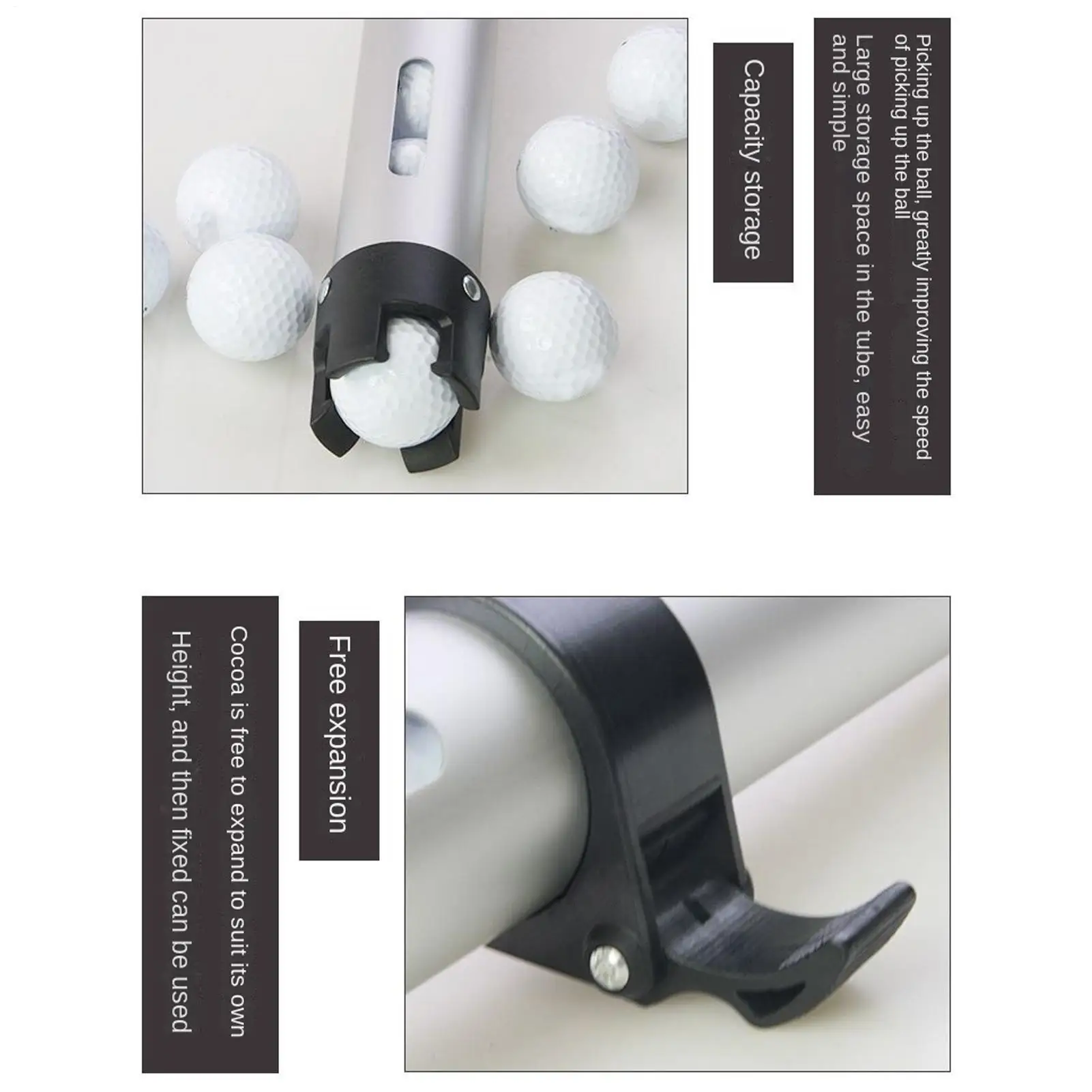 ramasseur-de-balles-de-golf-telescopique-avec-trous-en-alliage-d'aluminium-outil-de-ramassage-de-balles-de-golf-pour-femmes-hommes-collectionneurs-club-de-plein-air