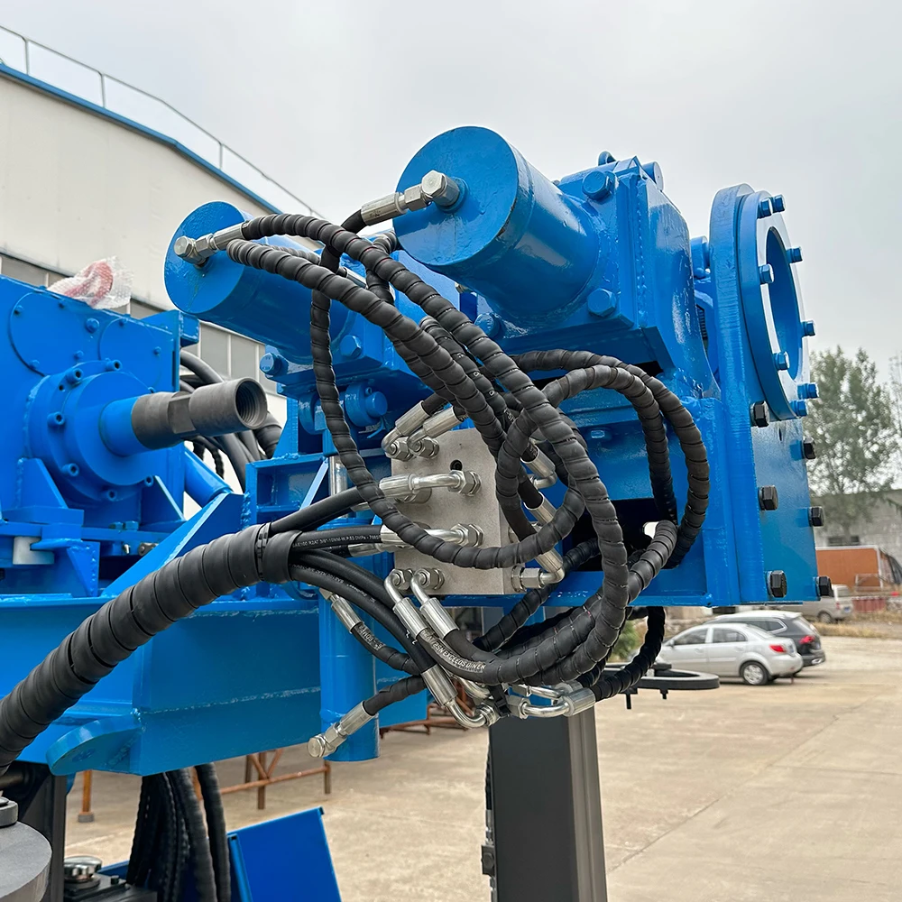Customized Customized SM300 Hydraulic Water Well Drilling Rig with Rod Holder and Open-Close Power Head