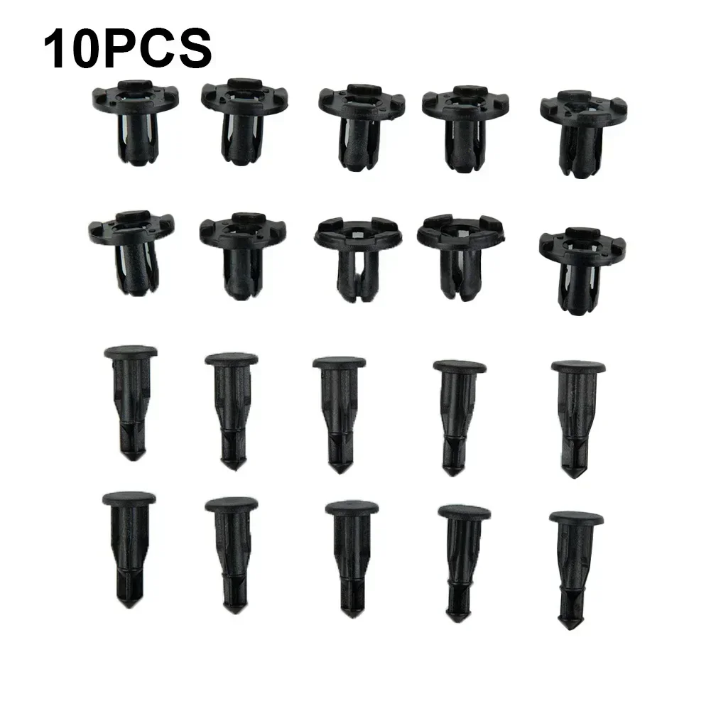 2018 High Quality Hot Sale Rivets Car Clamp Parts Replacement Vehicle Accessories 10pcs/set Black Bumper Fender