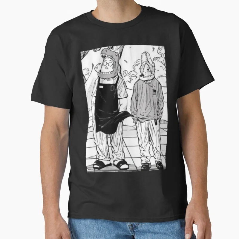 

Funny Artwork 80s Manga Sakamoto Days Anime t shirt for men Large size Tops S-6XL 100% cotton mens Clothes