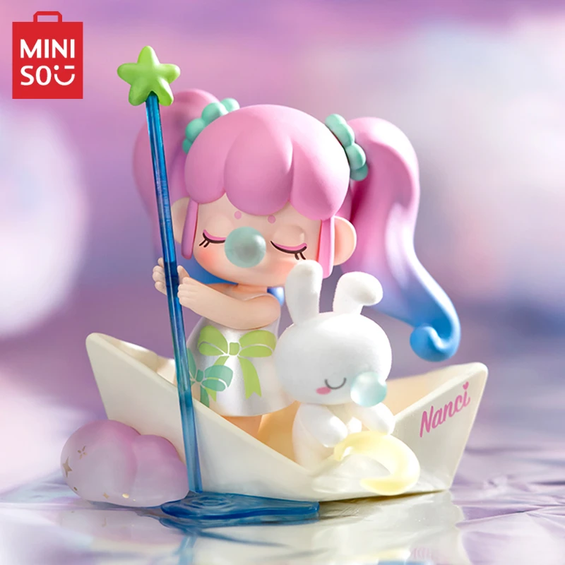 MINISO Blind Box Nanci's Dream Series Blindbox Fantasy Dreamland Decorated Model Toy Anime 12PC Exclusive Cute Action Figure Box