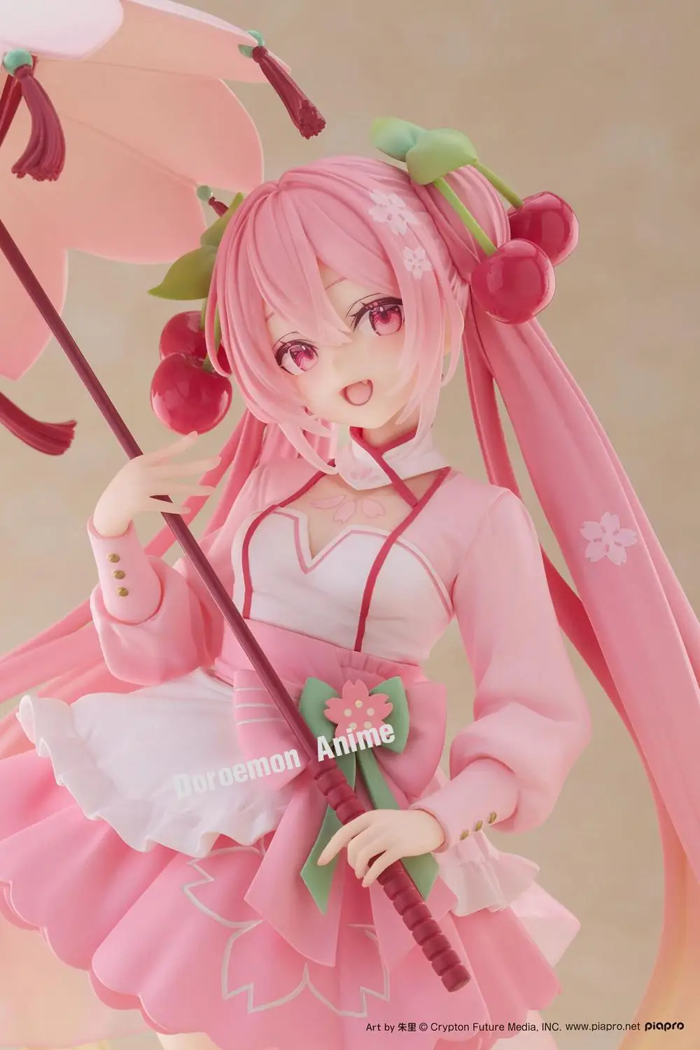 Preordine originale Taito Artista Capolavoro Hatsune Miku Sakura Sakura Dress Ver. Modello di decorazione da tavolo con figura di ragazza Kawaii Miku