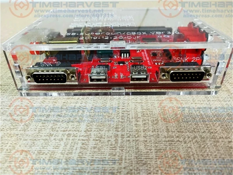 Mega Supergun V3.0 JAMMA to USB Gamepad CBOX V3.0 Converter for USB Joypad DB15 Gamepad play CPS2 Arcade JAMMA Motherboard PCB